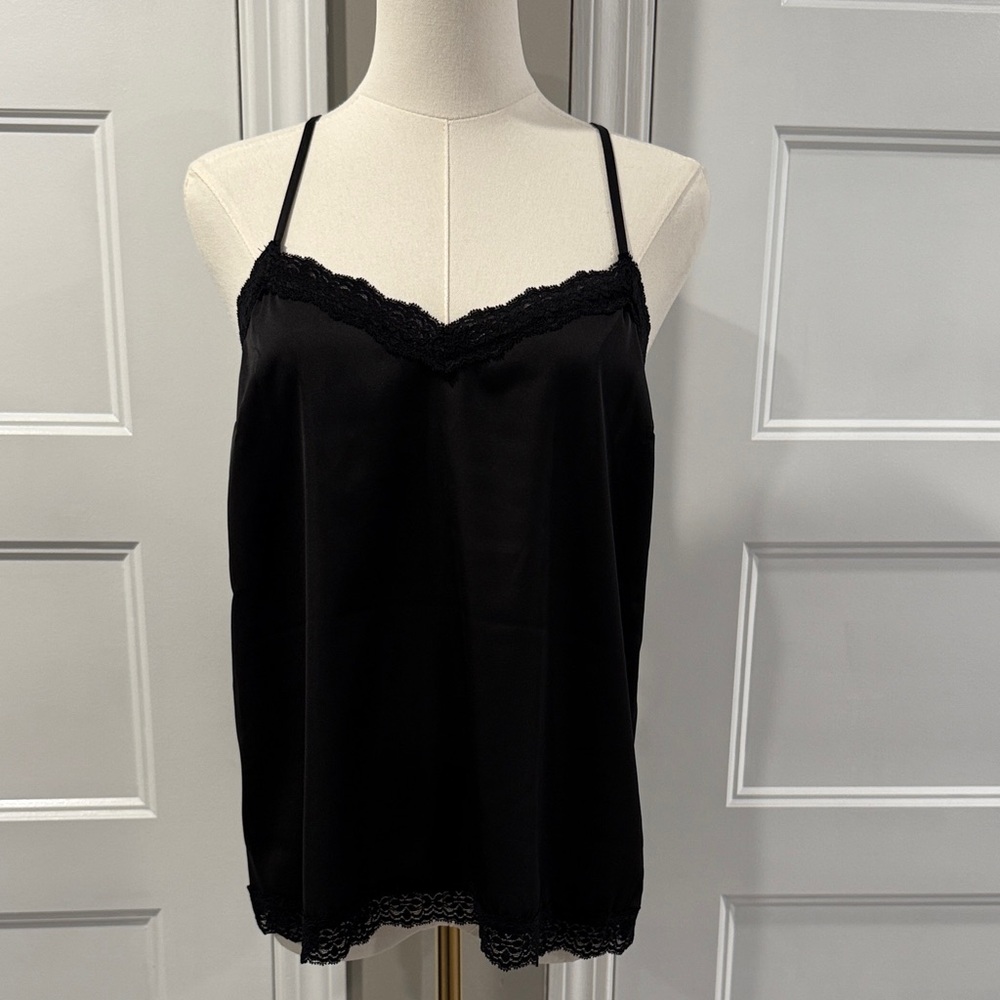 Forever 21 Black Lace Cami Top
